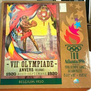1996 Atlanta Olympic Games Jigsaw Puzzle NEW 550 Piece Belgium 1920 Sunsout